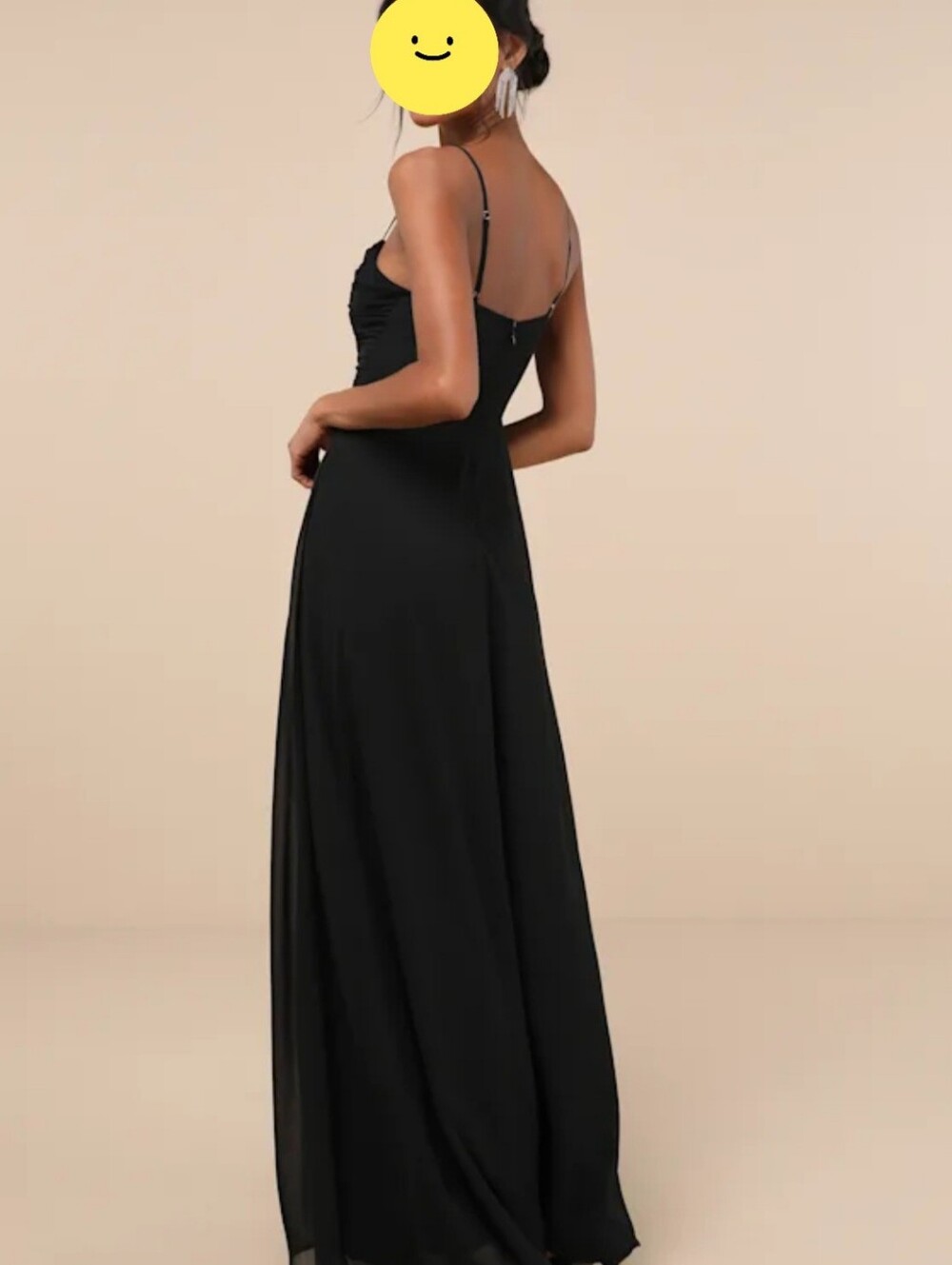 Women's Black Medium Lulus Dress - Picture 3 of 6
